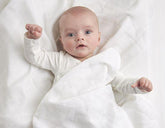 Meyco Swaddle 2-pack Muslin Uni - White - 120x120cm - Mari Kali Stores Cyprus